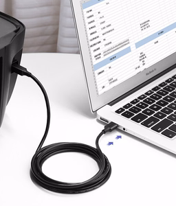 Ugreen USB Type B spausdintuvo laidas (kištukas) - USB 2.0 (kištukas) 480 Mbps 1.5 m juodas (US135 10350)