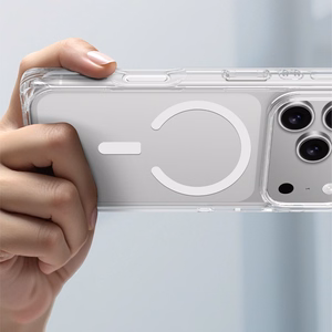 AmazingThing Omni dėklas telefonui iPhone 17 Pro, suderinamas su MagSafe - permatomas