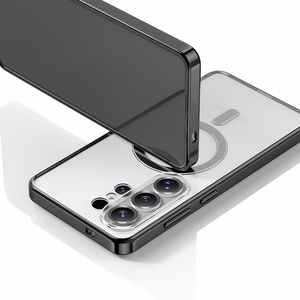 Rock Crystal Armor Series Magnetic Dėklas for Samsung Galaxy S26 juodas