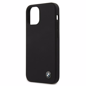 BMW silikoninis dėklas telefonui iPhone 12 mini - Juodas