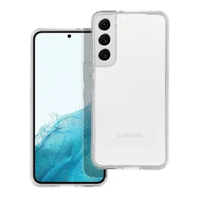 Dėklas telefonui 2 mm skaidrus skirtas SAMSUNG S22 (kameros apsauga)