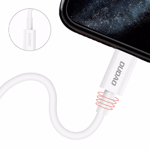 Dudao L6X USB-C - Lightning PD 20W 1m kabelis - baltas
