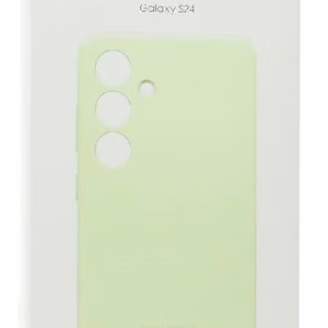 Samsung EF-PS921TGE Silicone Cover dangtelis, skirtas Galaxy S921 S24, žalsvai geltonas