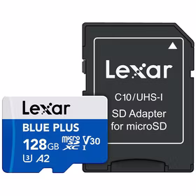 Lexar Micro SDXC 128GB UHS-I atminties kortelė su adapteriu