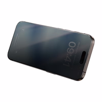 Benks grūdintas stiklas Air Shield Privacy (TF70) iPhone 17 Pro Max juodas - 10 vnt