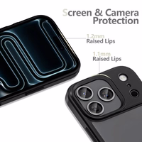 Tech-Protect MagMat dėklas telefonui iPhone 17 Pro Max - matinės juodos spalvos