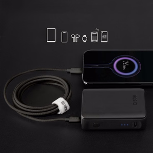 SBS TECABLETISSUETCK USB-C - USB-C 1.5m 60W braided cable - black