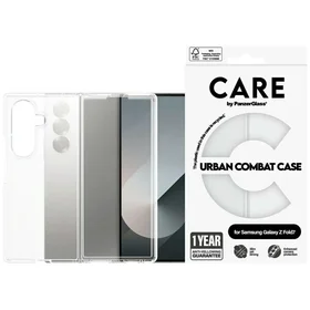 CARE by PanzerGlass Flagship Urban Combat Dėklas telefonui skirtas Samsung Galaxy Z Fold 7 - Skaidrus