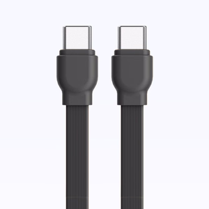 Dudao K22+ Itin kompaktiška išorinė baterija 10000mAh 22.5W USB-C su pakabuku/kabeliu - pilka