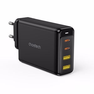 Įkroviklis CHOETECH GaN 2x USB-C, 2x USB-A: 140W, PD3.1, QC3.0