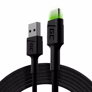 Green Cell KABGC13 – USB-A to USB-C laidas, USB 2.0, 2 m, juodas
