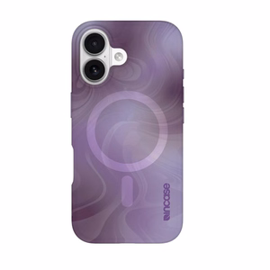 Incase Halo Case dėklas su MagSafe, skirtas iPhone 16, „Oil Slick Lilac“ spalvos