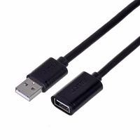 UNITEK Y-C418GBK USB kabelis USB 2.0 5 m USB A Juoda