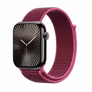 Crong Nylon sportinis Apple Watch dirželis, 38/40/41/42 mm, „Magenta Fusion“