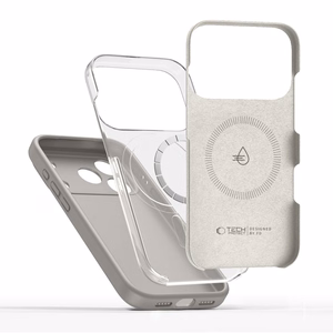 Tech-Protect Silikoninis Magnetinis dėklas telefonui iPhone 17 Pro Max - pilka