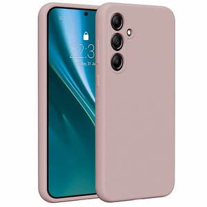 Etteri Silicone case for Samsung Galaxy A35 5G light pink