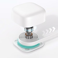 USAMS Išorinė baterija su suvyniojamuoju Lightning laidu 18000 mAh PD45W Fast Charge XMF Series baltas 20KCD21702 (US-CD217)