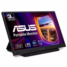 ASUS ZenScreen MB166C kompiuterio monitorius 39,6 cm (15.6") 1920 x 1080 pikseliai „Full HD“ LED Juoda