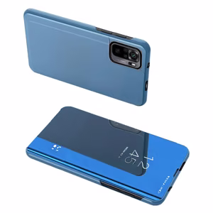 Naujas Clear View Case flip dėklas su stovu Xiaomi Redmi Note 11 Pro+ 5G (China) / 11 Pro 5G (China) / Mi11i HyperCharge / Poco X4 NFC 5G mėlynas