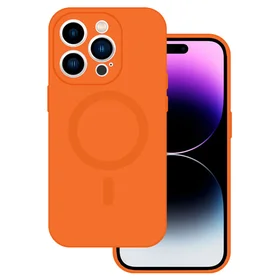 TEL PROTECT MagSilicone Dėklas telefonui Iphone 13 - oranžinis