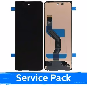LCD ekranas skirtas Samsung F946 Z Fold5 (IŠORINIS) Juodas (Service Pack)