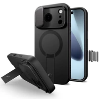 Tech-Protect Kevlar Aura Magnetinis dėklas telefonui iPhone 17 Pro - juodas