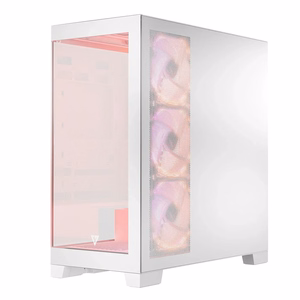 Modecom Volcano SPACE APEX ARGB MIDI „Midi Tower“ Balta