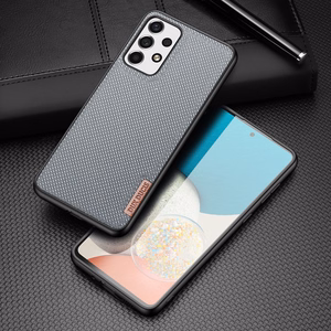 Dux Ducis Fino dėklas, pagamintas iš nailono, skirtas Samsung Galaxy A73, mėlynas