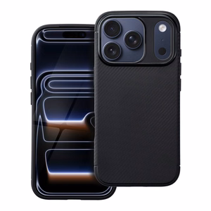 Dėklas CARBON PREMIUM telefonui IPHONE 17 Pro juodas