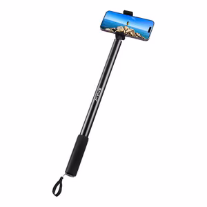 Металлическая селфи-палка PULUZ 2м для камеры Insta360 One RS/X2/X3/X4 (чёрный)