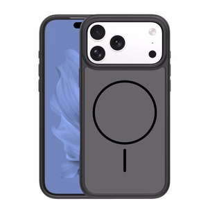 Frame Thin Mag dėklas for iPhone 17 Pro 6,3" juodas