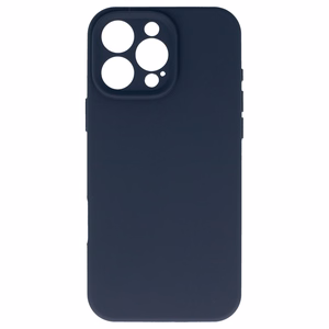 Silikoninis lite dėklas telefonui Iphone 16 Pro tamsiai mėlynas