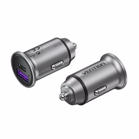 Vention FFFH0 mobiliojo įrenginio kroviklis Universalus Pilka Cigarų pridegiklis Spartusis įkrovimas Automatinis