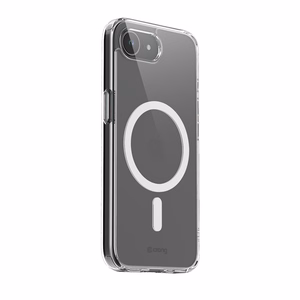 Crong Clear MAG Cover MagSafe dėklas, skirtas iPhone 17e / 16e, skaidrus