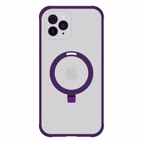 Dėklas telefonui su stovu MagSafe IPhone 11 Pro Max (m) - violetinis