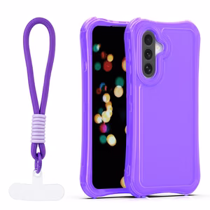 Safepop чехол с ремешком для Samsung Galaxy A57 5G фиолетовый