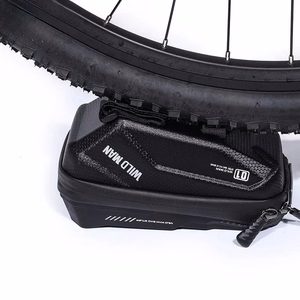 WILDMAN дорожная сумка для руля велосипеда на молнии, 1L (4 "- 7"), XT1, черная