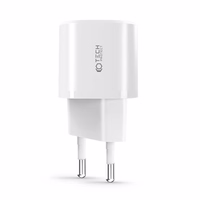 Tech-Protect C20W mini įkroviklis USB-C PD 20W / USB-A QC 3.0 - juodas