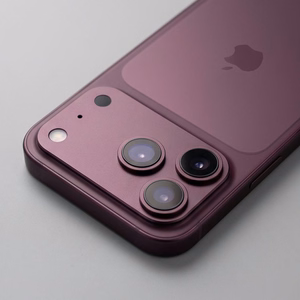 Tech-Protect Camfull Fit+ Tempered Glass Camera Screen Protector for iPhone 18 Pro - Burgundy