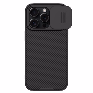 Nillkin CamShield Pro iPhone 16 Pro dėklas (juodas)