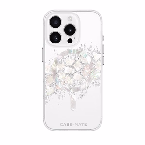 Case-Mate Karat MagSafe dėklas su perlamutro intarpais, skirtas iPhone 16 Pro, „A Touch of Pearl“
