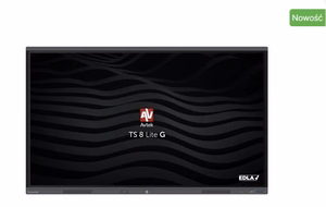 Avtek International TS 8 Lite G 75 interaktyvus plokščias ekranas 190.5 cm (75") LED Wi-Fi 420 cd/m² 4K Ultra HD juodas jutiklinis ekranas integruotas procesorius Android 14 24/7