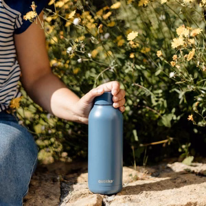 Quokka Solid nerūdijančiojo plieno termo gertuvė, 510 ml, Stone Blue