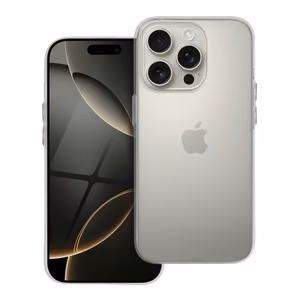 Ultrathin Matt dėklas iPhone 16 Air frozen, skaidrus