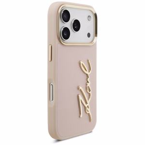 Karl Lagerfeld Karl Script Logo чехол iPhone 17 Pro - розовый