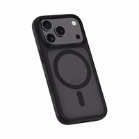 Benks Magnetinis Mist dėklas Metal Frame (0070) Iphone 17 Pro Max juodas (Fotoaparato valdymo mygtukas)