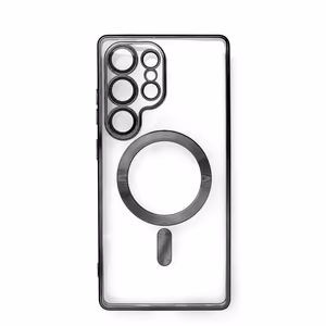 Гальванизированный чехол Electroplated с MagSafe для iPhone 16e / 17e - чёрный