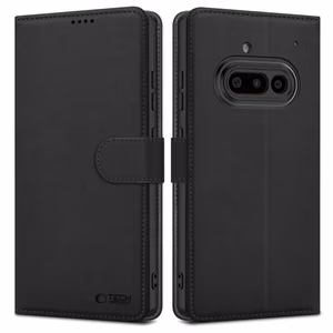 Tech-Protect Dėklas su pinigine Nothing Phone 3A - matinis juodas