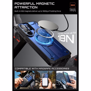Supcase Unicorn Beetle Pro Mag MagSafe 2-set Case for Samsung Galaxy S26 Ultra - Black and Navy Blue