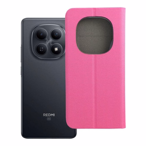 SENSITIVE knygutės dėklas XIAOMI Redmi Note 15 PRO PLUS 5G rožinis